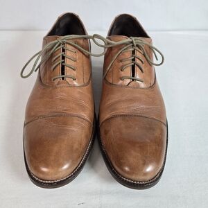 Cole Haan Mens_Laceup Cap Toe Oxford Dress Shoes Size 11M in Tan
